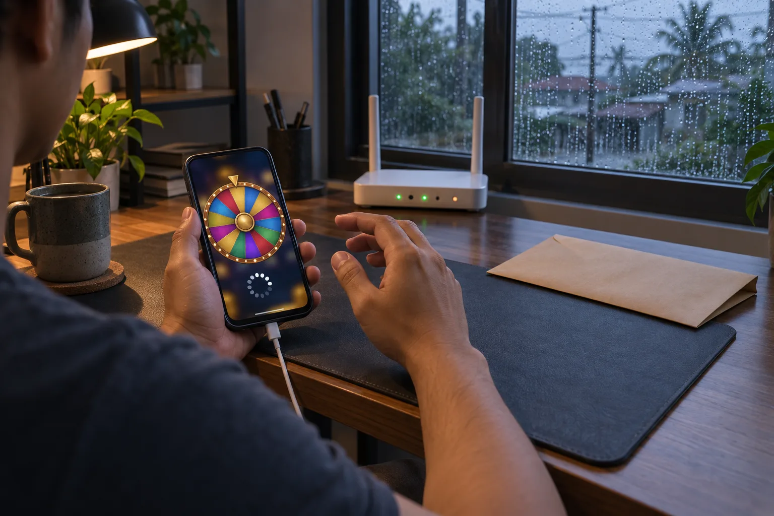 Illustration for Wheel on a Crowded Phone Screen: Where Small Taps Cost Money